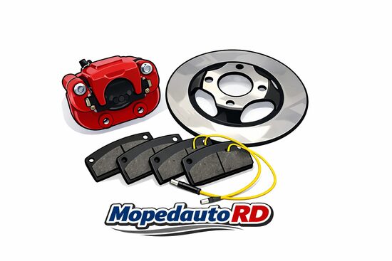 Mopēdauto bremžu sistēmas detaļas