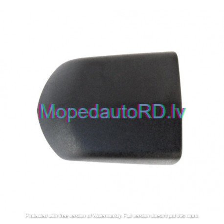 Stūra gabals arējam durvju rokturim melns